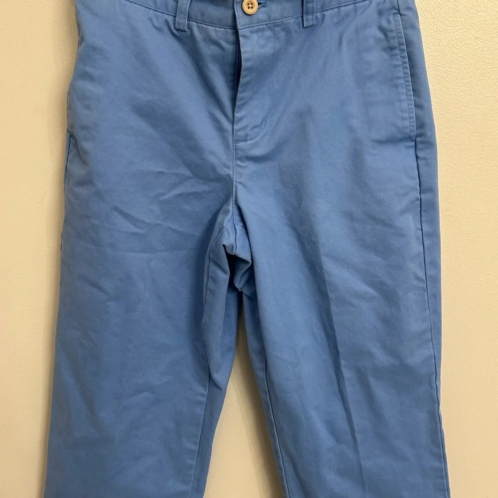 Boys blue vineyard vines size 12 classic straight leg cotton chino